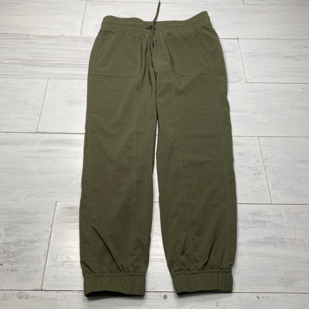 Marmot Jogger Pants Womens Medium Olive Green Ripstop Hiking Outdoor N47410